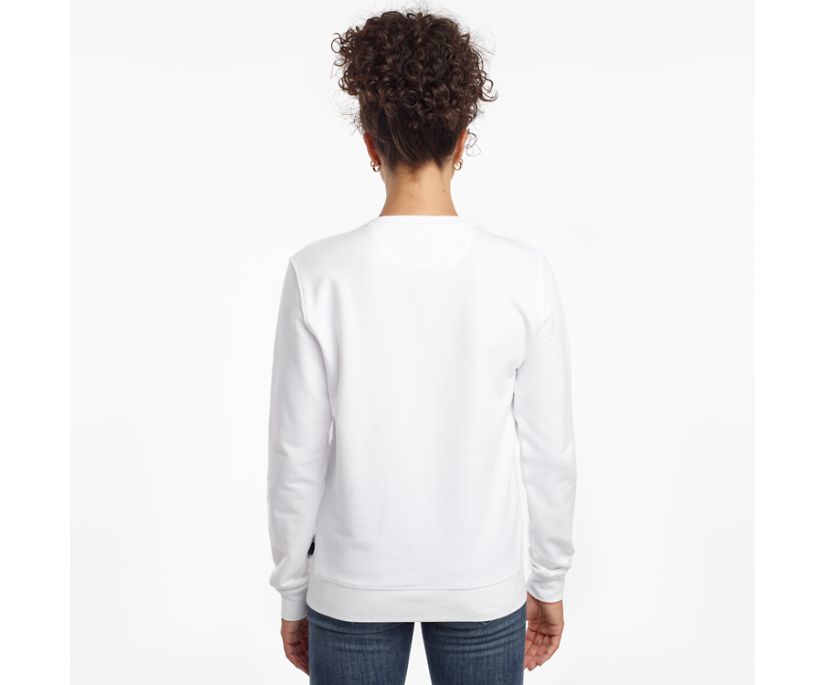 Saucony Rested Crewneck Skjorta Dam Vita | Sverige 963OKI